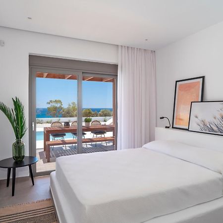 Terra D'Oro Sea View Villa With Private Pool Kiotari Camera foto