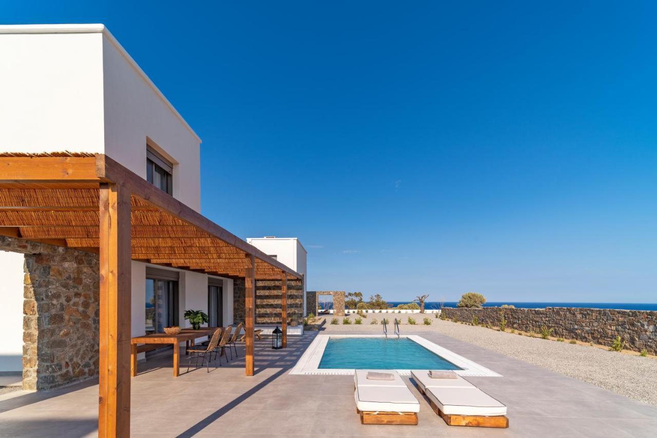 Terra D'Oro Sea View Villa With Private Pool Kiotari Esterno foto
