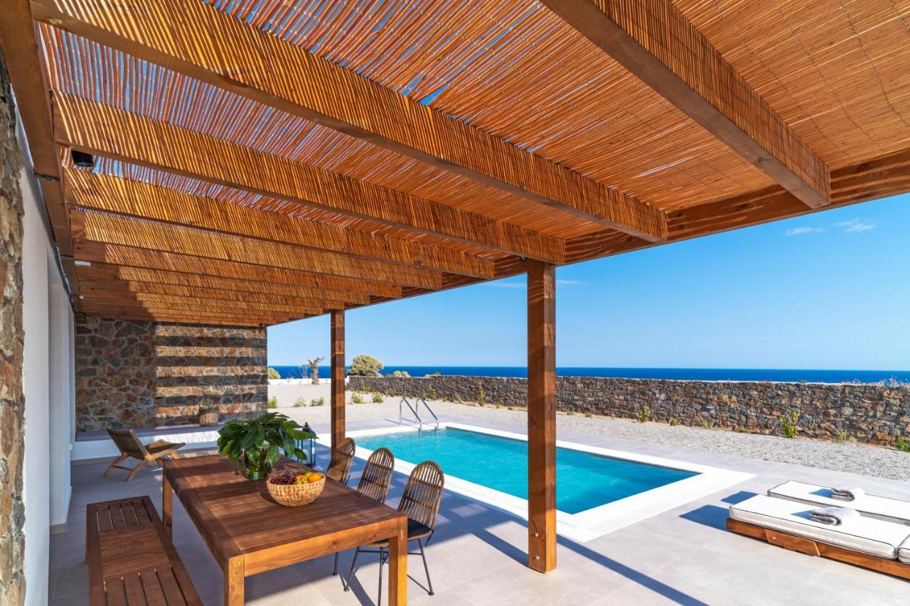 Terra D'Oro Sea View Villa With Private Pool Kiotari Esterno foto