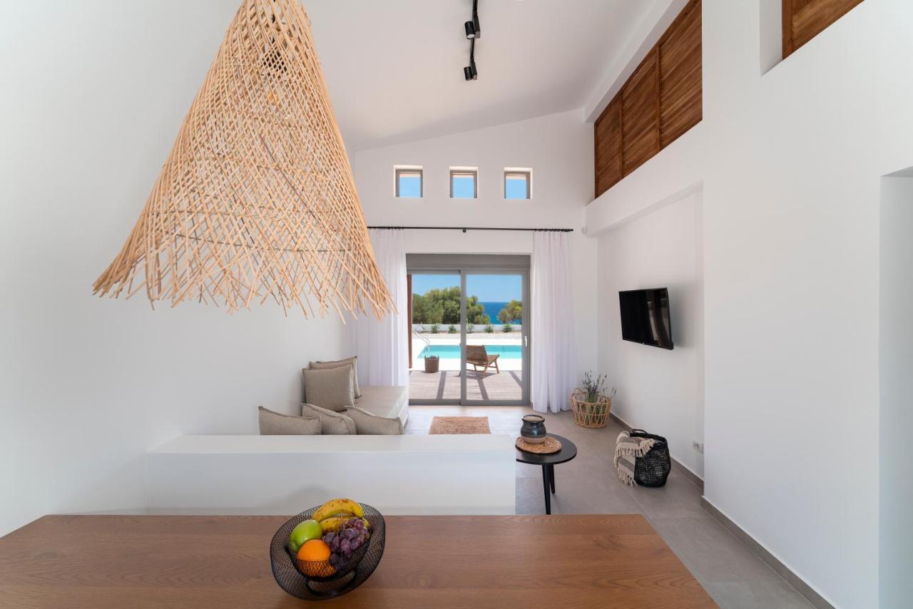 Terra D'Oro Sea View Villa With Private Pool Kiotari Esterno foto