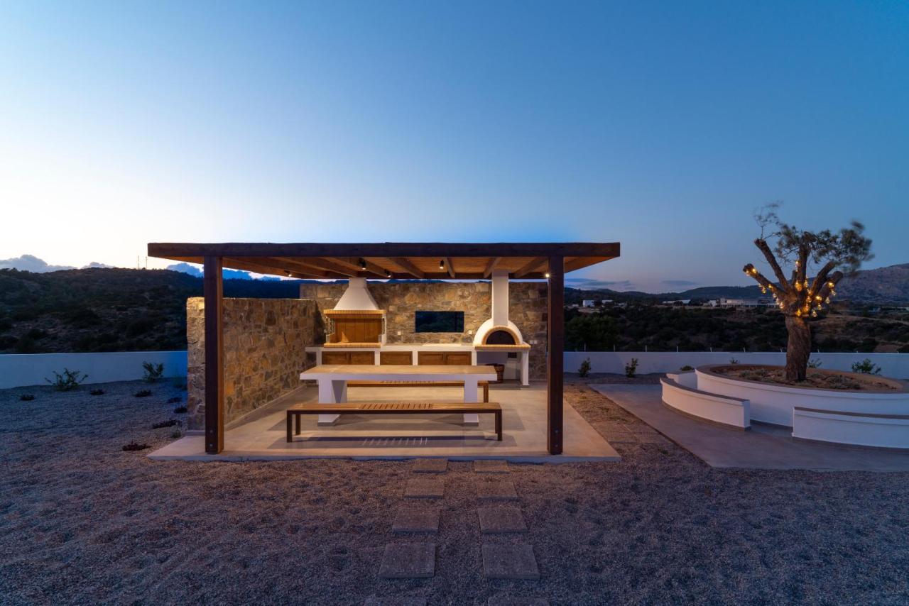 Terra D'Oro Sea View Villa With Private Pool Kiotari Esterno foto