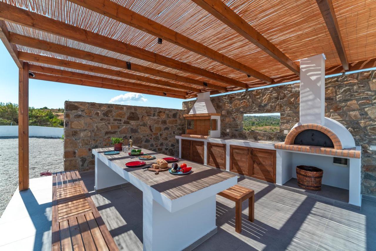 Terra D'Oro Sea View Villa With Private Pool Kiotari Esterno foto