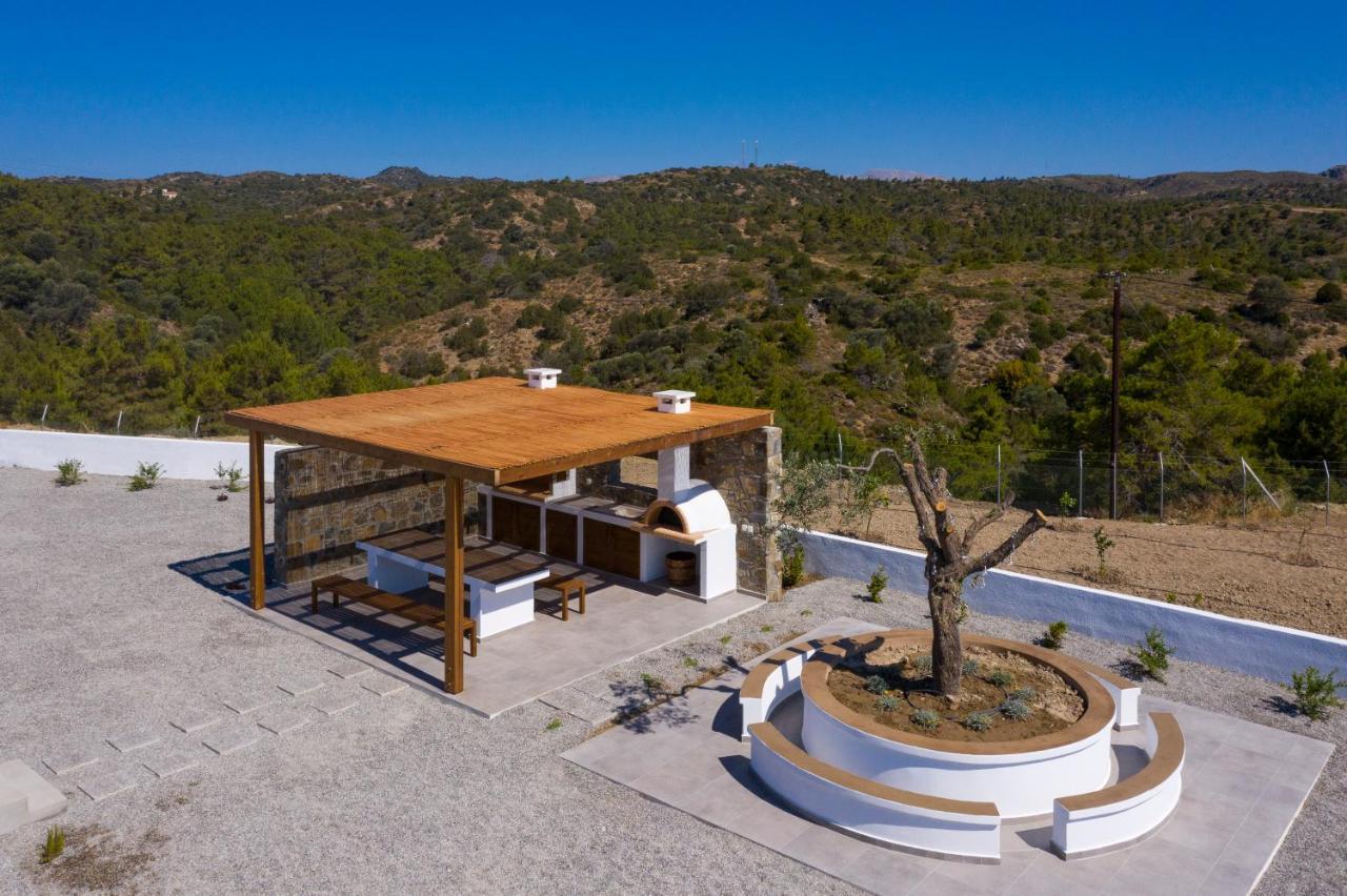 Terra D'Oro Sea View Villa With Private Pool Kiotari Esterno foto