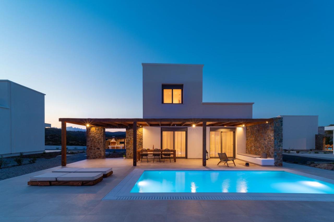 Terra D'Oro Sea View Villa With Private Pool Kiotari Esterno foto