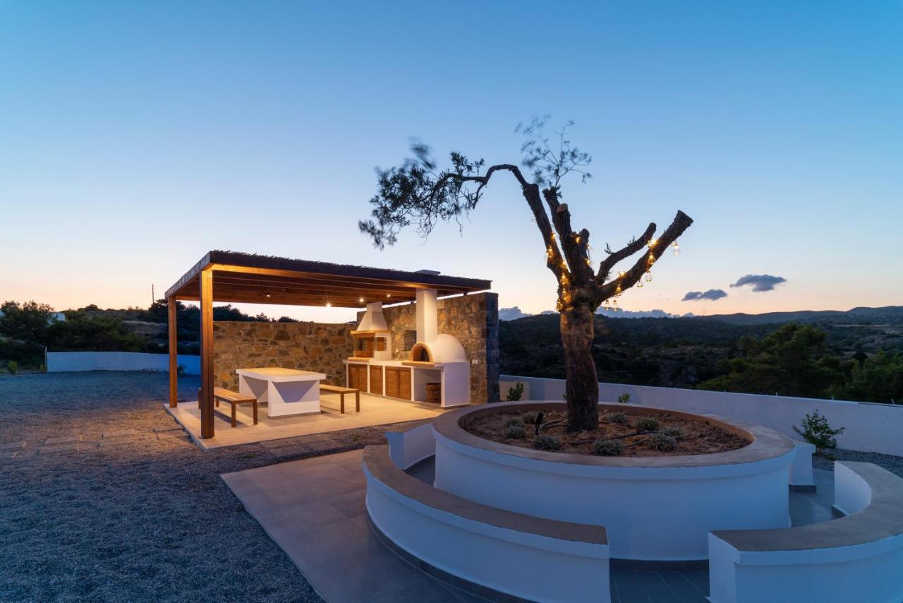 Terra D'Oro Sea View Villa With Private Pool Kiotari Esterno foto