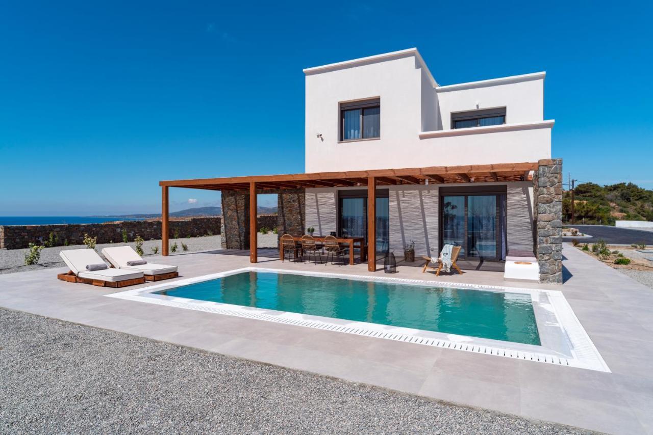 Terra D'Oro Sea View Villa With Private Pool Kiotari Camera foto